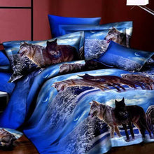 Load image into Gallery viewer, 3d Wolf Bedding Sets
