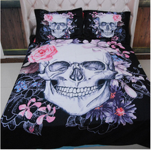 Load image into Gallery viewer, 3D Skull Bedding Set - Lusy
