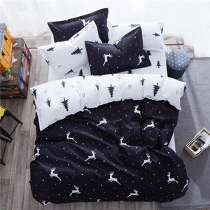 3D Universe Stars Bedding 3 / 4pcs Kit Cartoon BedSheet Pillowcase Bedclothes Bed Linen Single Twin Full Queen Sizes-Kids Sleeping Kit-thegsnd