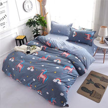 Load image into Gallery viewer, 3D Universe Stars Bedding 3 / 4pcs Kit Cartoon BedSheet Pillowcase Bedclothes Bed Linen Single Twin Full Queen Sizes-Kids Sleeping Kit-thegsnd
