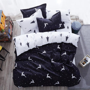 3D Universe Stars Bedding 3 / 4pcs Kit Cartoon BedSheet Pillowcase Bedclothes Bed Linen Single Twin Full Queen Sizes-Kids Sleeping Kit-thegsnd