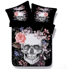 Load image into Gallery viewer, 3D Skull Bedding Set - Lusy
