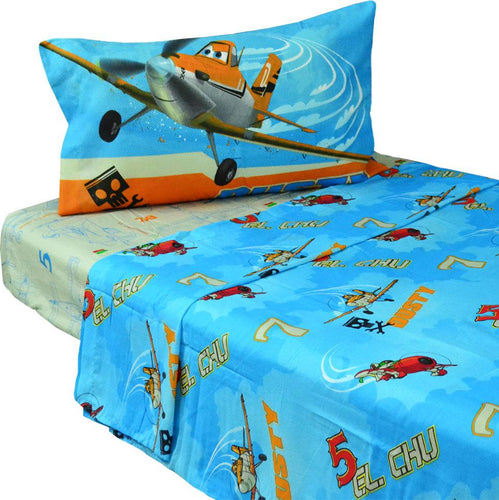 10 Disney Planes Twin Bed Sheet Sets Dusty Crophopper Bedding Accessories-Bedding-Disney-thegsnd