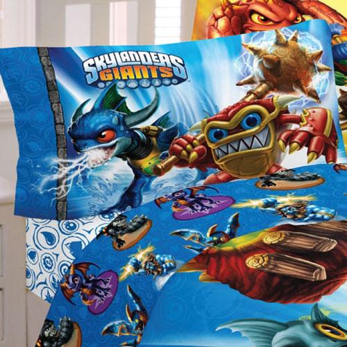 10 Skylanders Bed Sheet Set Spyro Sky Friends Bedding Accessories-Bedding-Activision-thegsnd