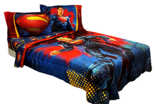 Load image into Gallery viewer, 10 Dc Comics Superman Man Of Steel Twin Bed Sheet Sets-Bedding-Dc Comics-thegsnd
