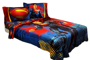 10 Dc Comics Superman Man Of Steel Twin Bed Sheet Sets-Bedding-Dc Comics-thegsnd