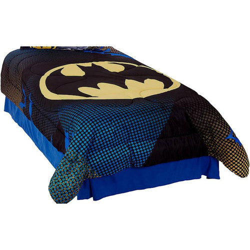 5 Dc Comics Batman Twin Comforter Sets Great Gotham Comforter Pillow Sham And Bedskirt-Bedding-Dc Comics-thegsnd