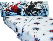 Load image into Gallery viewer, 10 Marvel Spiderman Full Bed Sheet Sets Spidey And Venom Double Trouble Bedding Accessories-Bedding-Marvel-thegsnd
