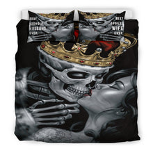 Load image into Gallery viewer, 3d Printed Beauty Skull Bedding Set
