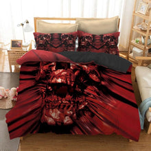 Load image into Gallery viewer, 3d Skull Print Bedding Set
