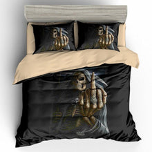 Load image into Gallery viewer, 3d Skull Print Bedding Set
