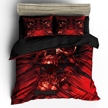 Load image into Gallery viewer, 3d Skull Print Bedding Set
