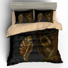 Load image into Gallery viewer, 3d Skull Print Bedding Set
