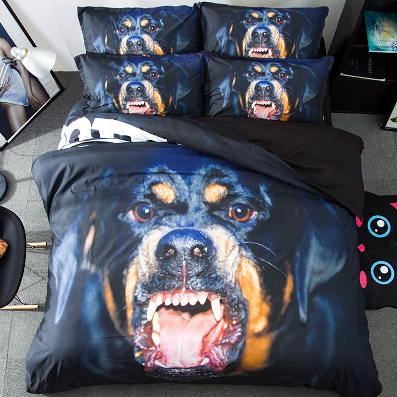 2018 Rottweiler Dog 3d Bedding Set Duvet Cover