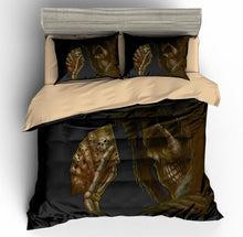 Load image into Gallery viewer, 3d Skull Print Bedding Set
